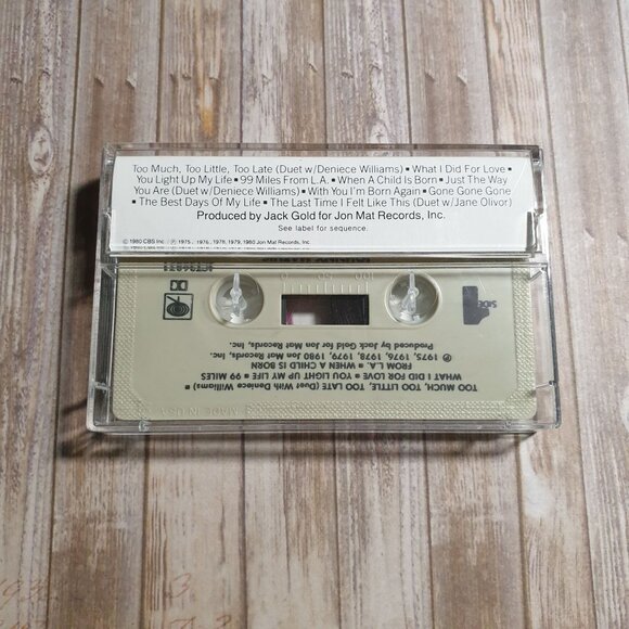 Vintage Cassette Tape The Best Of Johnny Mathis 1975 1980 Music Collection Album - Picture 2 of 3